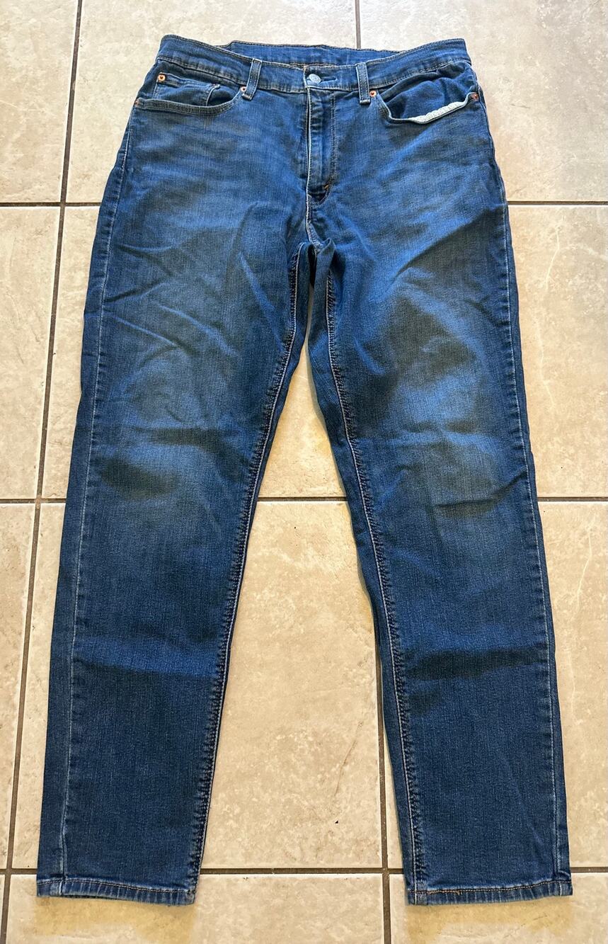 Levi's 531 Athletic Slim Fit Men's Jeans Blue Medium Wash Stretch Size 36x34